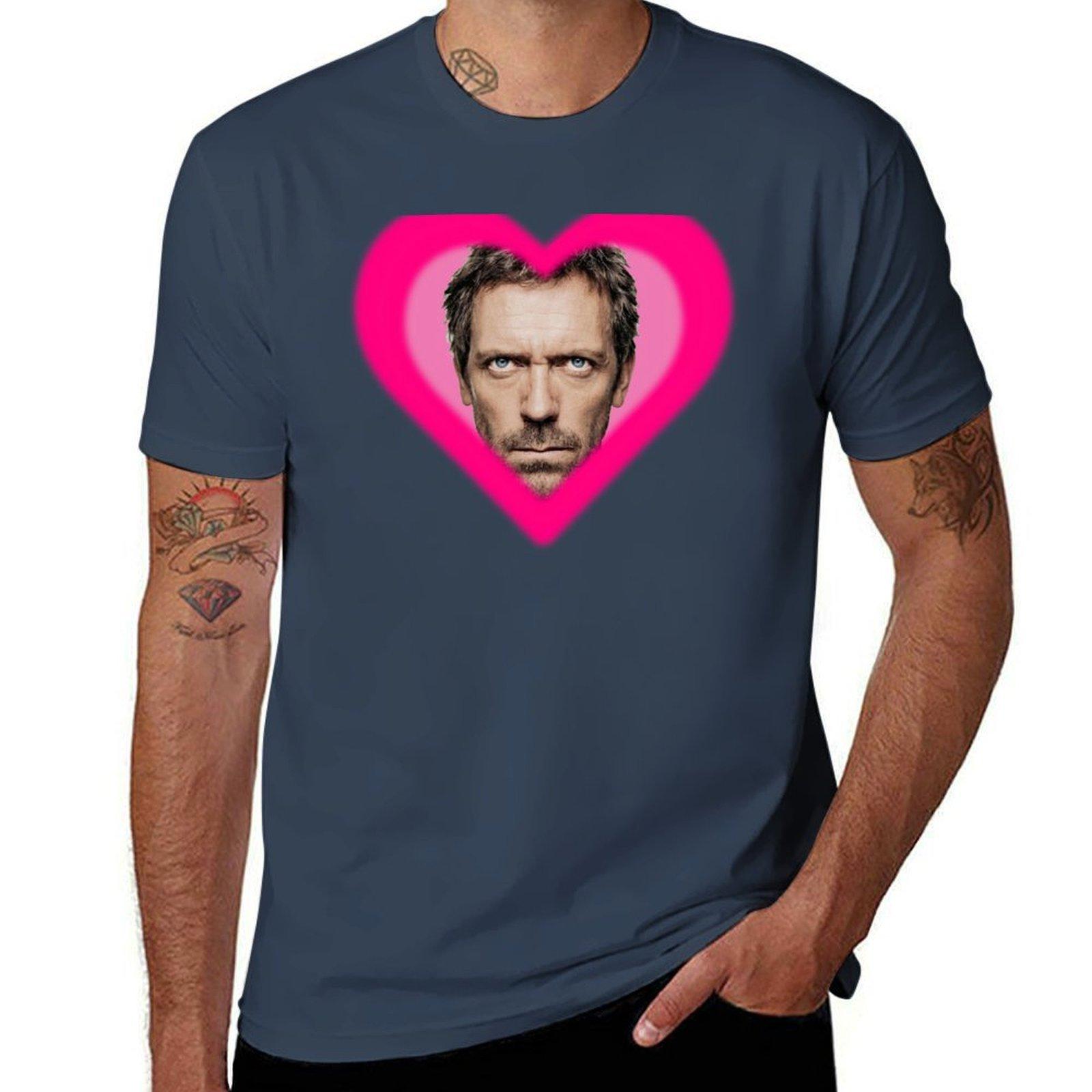 I love house md TShirt Basic Simple Casual Short Sleeve Tee S
