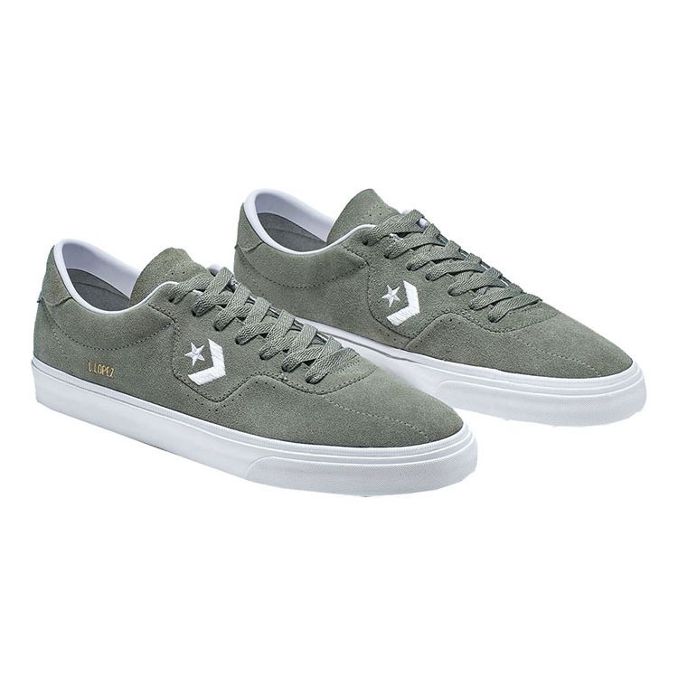 Converse Louie Lopez Pro Low Jade Stone Unisex Sneakers Green White 165271C