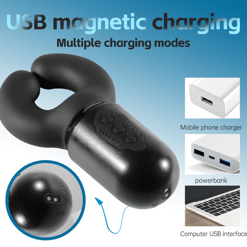 Penis Training Vibrator Glans Massage Stimulator Penis Exercise Lasting Masturbator 10 Frequency Vibration Adult Sex Toys