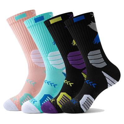 Professional Outdoor Elite Basketball Hiking Sport Athletic Crew Socks Men/Women Thick Cushion Compression Working Cycling Socks