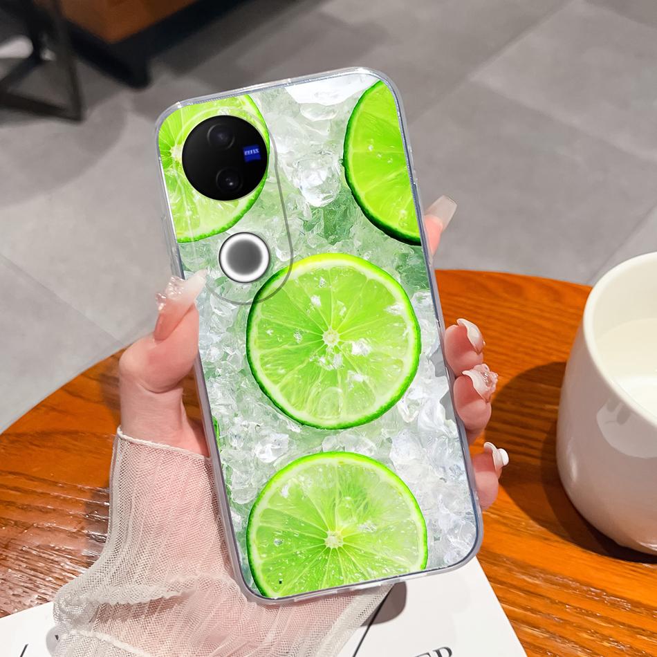 

For Vivo V50 Lite Case Gradient Color Clear Phone Cover For Vivo V 50 Soft TPU Slim Silicone Anti Drop Protective Back Covers Vivo V50 Lite