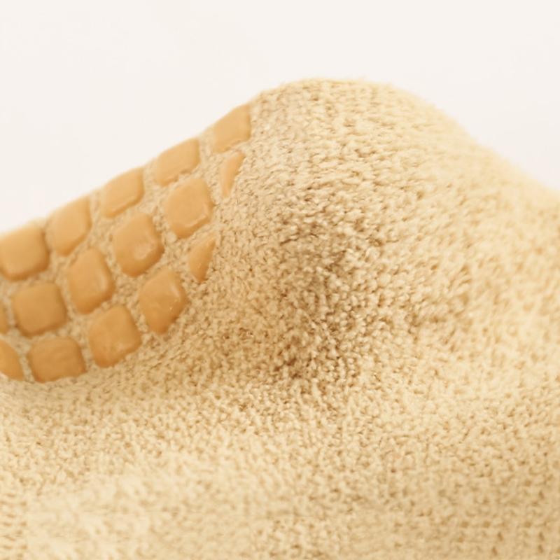 Cute Cartoon Bear Design Baby Socks Coral Velvet Warm Infants Stocking Thickened Socks for 0-5year Kids