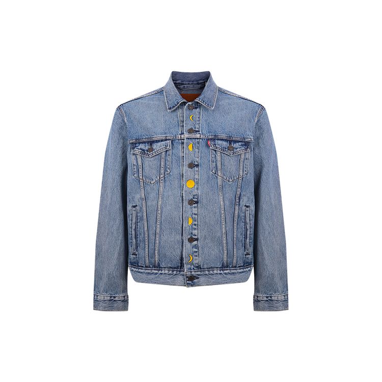 Levis Printed Denim Jacket Men jackets Light-Blue 72334-0568