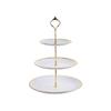 YIJUKECrown 3-Tier Dessert & Snack Plate