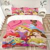 3pcs set Disney Princess1pc of quilt cover+2pcs of pillowcase, no core, print bedding, All Seasons Bedroom Setting016