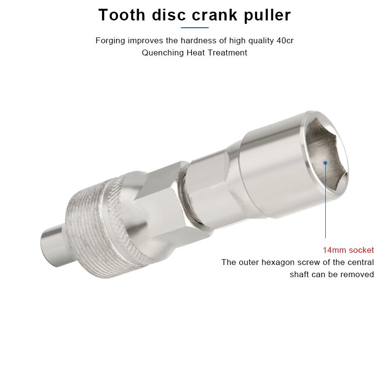 Bicycle Crank Extractor Removal MTB Bike Bottom Bracket Axis Remover Wheel Puller Bolts Cycling Crankset Pedals Repair Tools