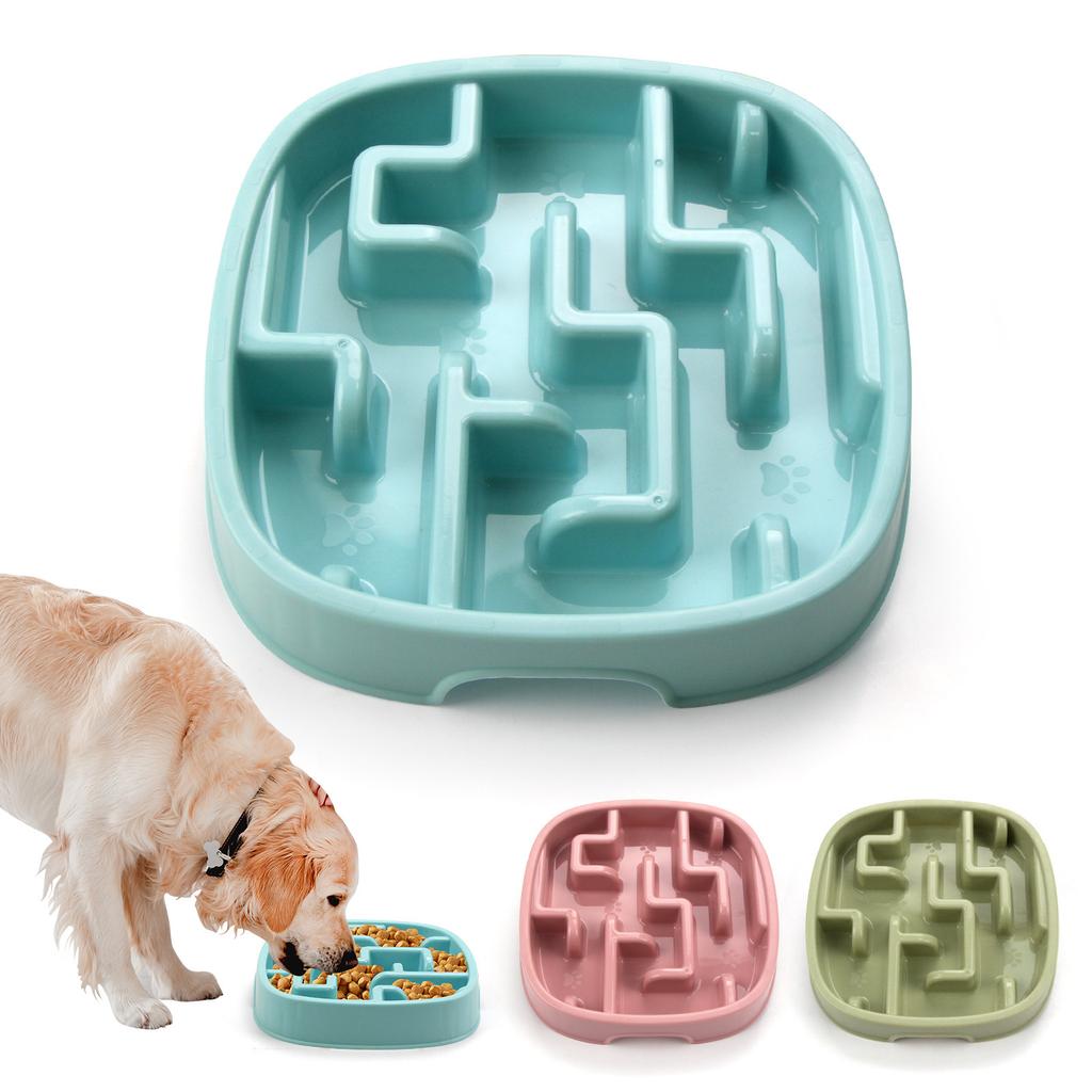 Huisdier Hond Slow Feeder Kom Leuk Anti-Slip Anti-Schrokken Langzamer Eten Voerbakken Eco Hondenkom voor Grote Middelgrote Kleine Honden Puppy
