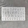 Letter Resin Casting Molds DIY Alphabet Number Casting Mold Jewelry Craft Tools