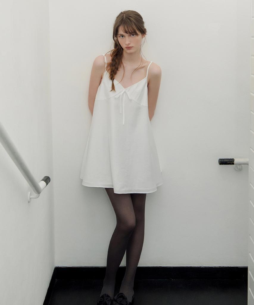 LETTERA Mini Flare Sleeveless Dress