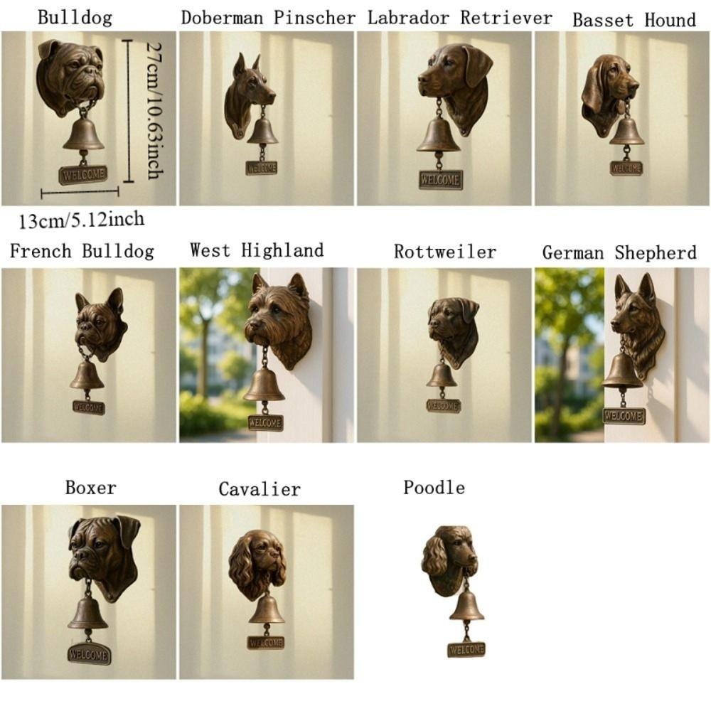 Farmhouse Decor Vintage Welcome Doorbell Wall Mount Unique Manual Doorbell Rustic Resin Dinner Bell Front Door