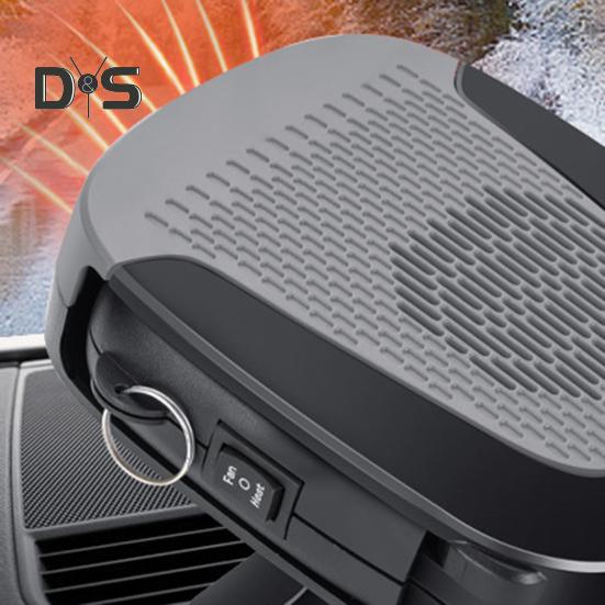 Car Heater Fan Defroster 12V Portable Windshield Defogger Fast Heating with Igniter Port Overheating Protection Low Noise Compact Cooling Fans for
