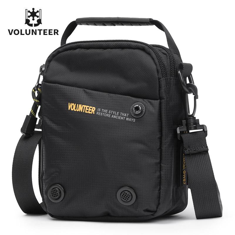 Мужская многофункциональная маленькая холщовая сумка через плечо