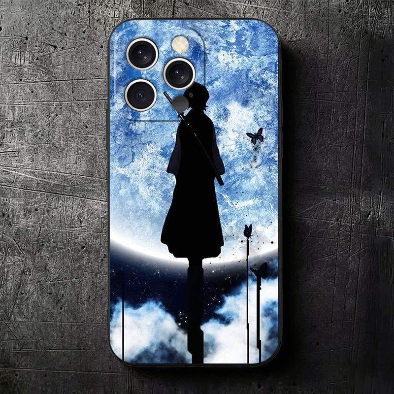 Bleach Kuchiki Rukia Soft Phone Case for iPhone 16 16E 17 Air 15 Pro Max 14 Plus 13 Mini 11 12 7 Black Cover Back Shell
