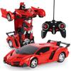 Electric RC Car 2 In 1 Transformation Robots Sports Vehicle Model Robots Boys Toys Remote Cool RC Deformation Cars Kid Toy Gifts