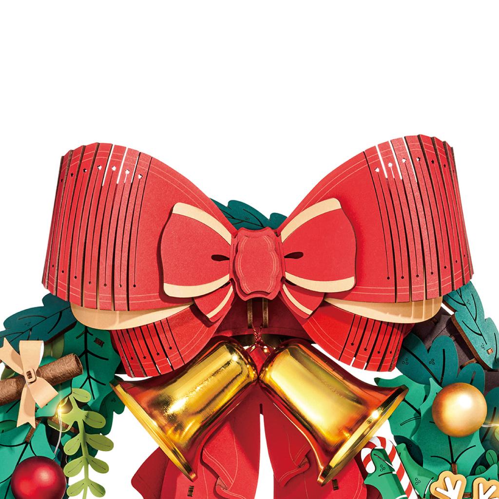 ROBOTIME Rolife Weihnachtskranz 3D Holzpuzzle TGL04