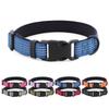 Reflective Widened Dog Collar for Medium Large Dogs Durable Lightweight Adjustable Soft Padded Pet Collars for Samoyed Labrador
