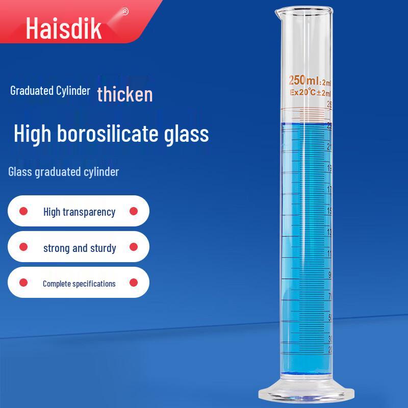 Hastic Glass Graduated Cylinder