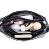 Three-Layer Multi-Use Middle-Aged Mother Bag Women's Embossed Change Shoulder Crossbody Bag