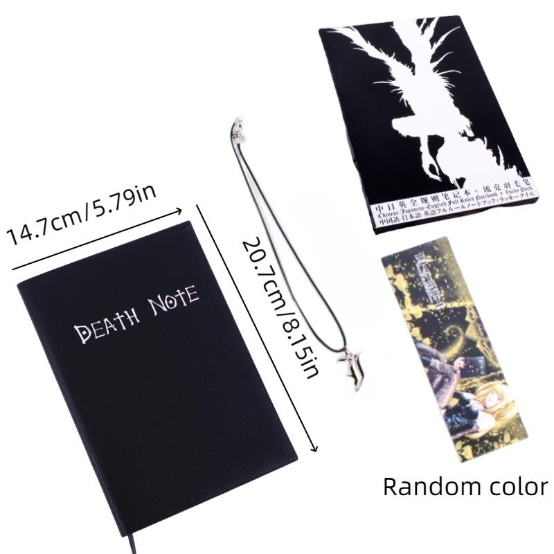 Yagami Death Note Light Notebook Art Paper Quill Pen Keychain Bookmark Necklace