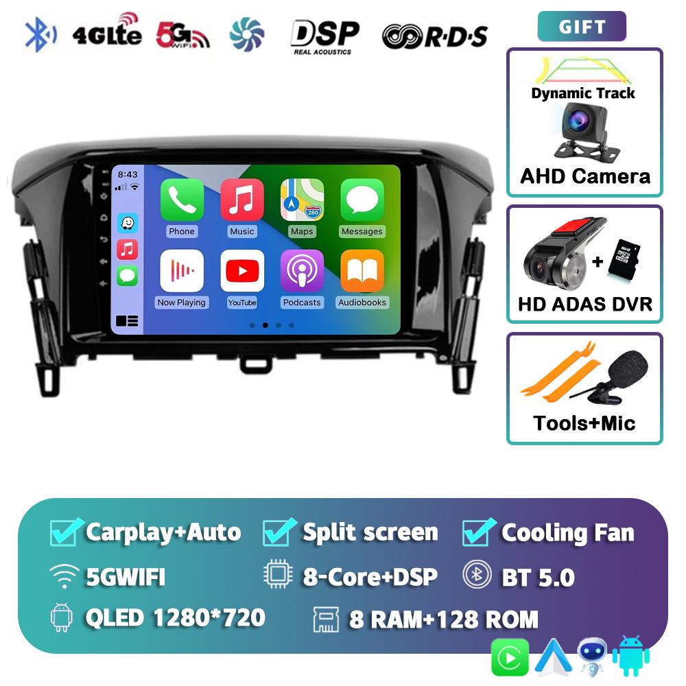 Andorid 14 Carplay Auto Car Radio For Mitsubishi Eclipse Cross 2018 2019 2020 Multimedia Video Player Navigation GPS 2din Stereo