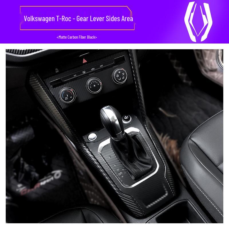 18-21 Volkswagen T-Roc Starry Sky Interior Stickers for Console & Gear Lever