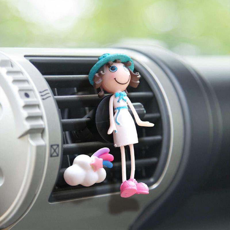 Cartoon Car Air Vent Clips Car Smell Air Freshener Cute Car Vent Clips Auto Air Freshener Long-lasting Cute Characters For Home