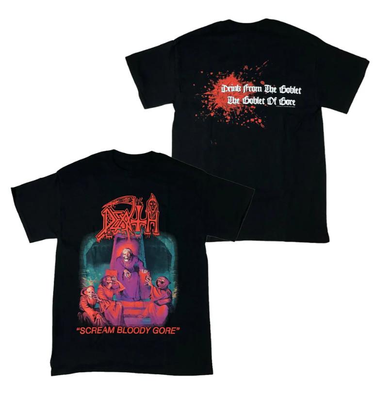 Death – Scream Bloody Gore Двусторонняя футболка с принтом Унисекс S