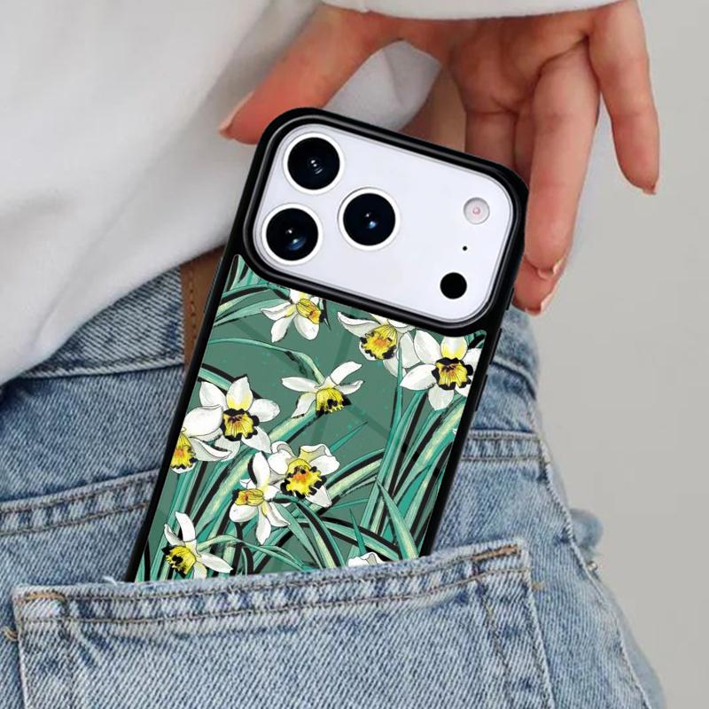 Flowers 1 Daffodils Phone Case for iPhone 16e 15 14 13 12 17 Pro Max Plus Air 17pro Cover Coque