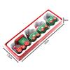 Christmas Train Painted Wood Christmas Decoration for Home with Santa Bear Xmas Kid Toys Gift