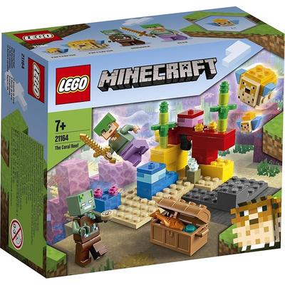 LEGO Minecraft Korallenriff 21164 Spielzeugbausteine Geschenk Videospiel Ozean Jungen Mädchen ab 7 Jahren