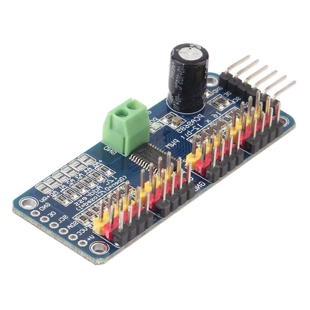 PCA9685 16-Kanal 12-Bit PWM Servomotor-Treiber IIC-Modul für Arduino Roboter