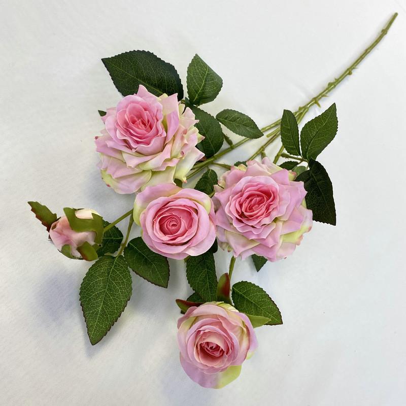 Long Plush Rose Wedding Bouquet For Photography And Home Decor