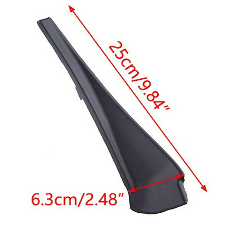 Pair Car Front Side Windshield Wiper Cowl Extension Trim Cape Black Grille Outer Cover for Nissan Rogue 2014-2020 Exterior Parts