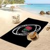 England Rugby Printed Beach Towel Quick Dry Soft TowelPortable Large Rectangular Beach Blanket for Travel Swimming Pool