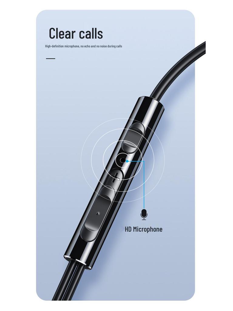 In-Ear Gaming Headset with 3.5mm Jack for Apple and Android, Wired Sports Earbuds