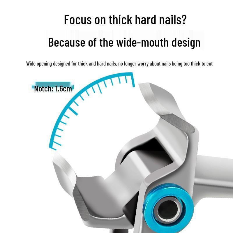 Large Stainless Steel Nail Clippers & Scissors Set