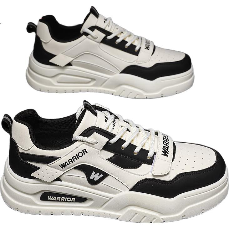 Huili Official Men's Shoes, Winter Sports Shoes for Men, 2025 New Style Versatile Men's Sneakers, Beige And Black, Size 42 (260mm)