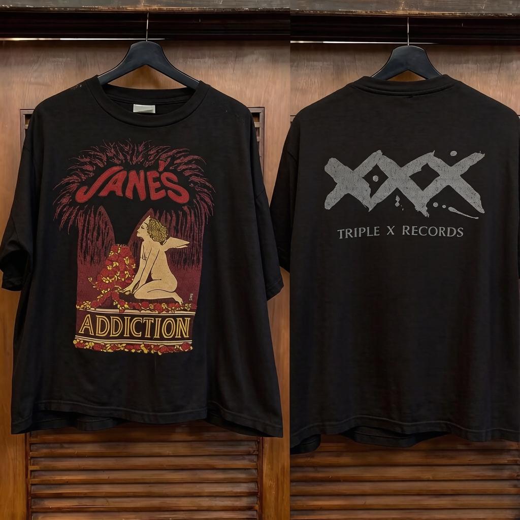 Janes Addiction Rock Band First Album Adult Cotton TShirt Unisexs Tshirts Graphic Tee Womens Tshirt Cheap Clothing Street M