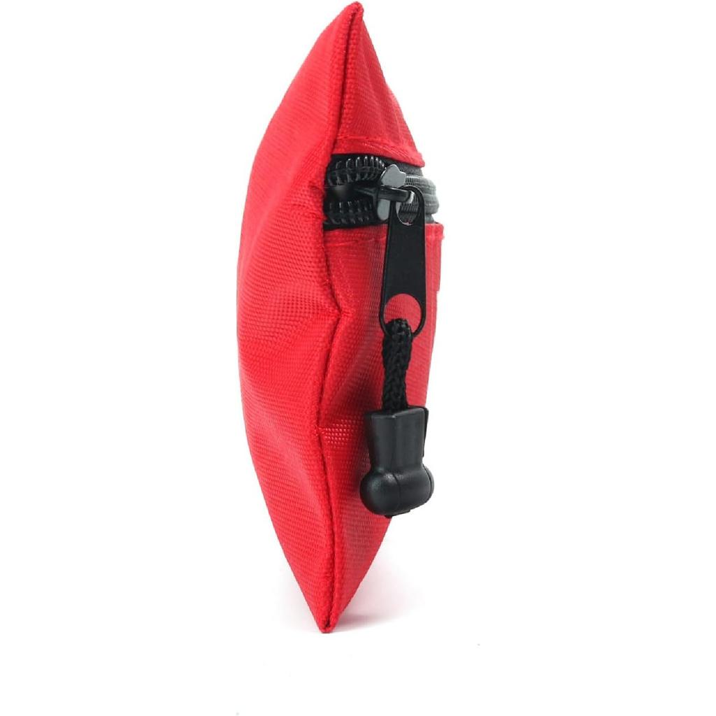 Red Emergency Bag First Aid Small Empty Travel Rescue Pouch First Responder Storage Medicine Pocket Bags for Car Home Office Kitchen Sport Ourdoors