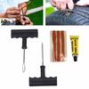 Car Tubeless Tyre Tire Puncture Repair Plug Kit Needle Patch Fix Tools Cement Useful