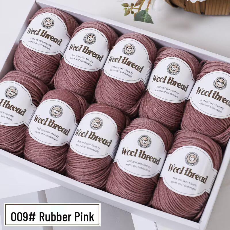 Wool Blend Yarn Ball - Medium Thickness for DIY Knitting Projects