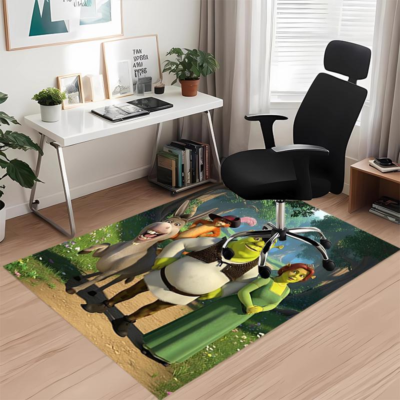 Shrek Bedruckter Teppich für Bürostuhl Wohnzimmer Schlafzimmer Küchenraum Dekoration Geschenke