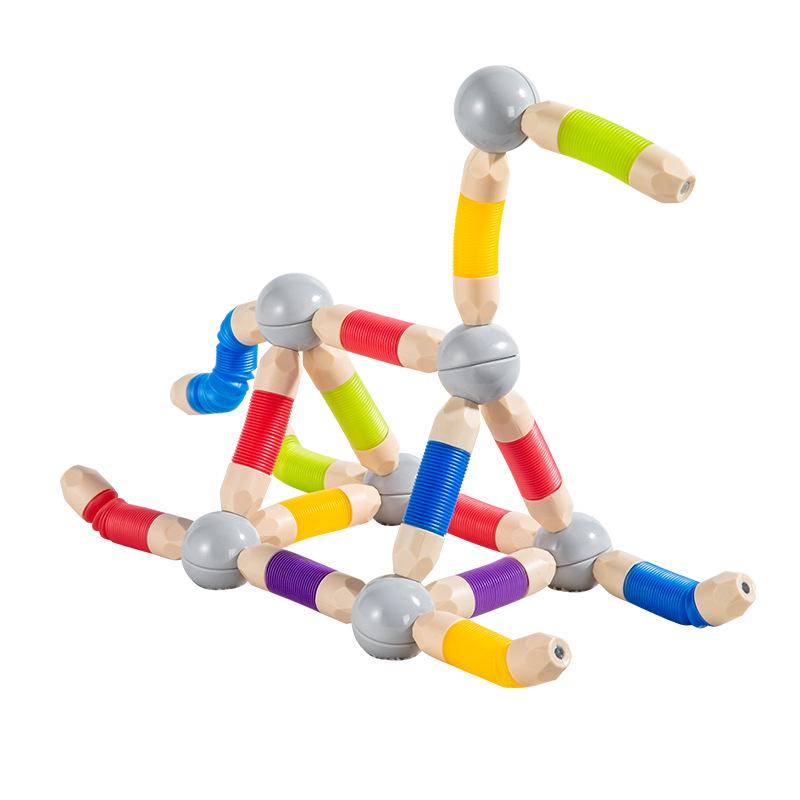 Multifunctional Magnetic Twist Sticks: Concentration & Dexterity Builder for Kids