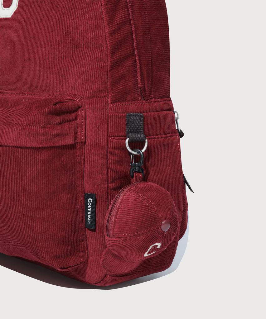 Covernat C-Logo Corduroy Backpack Wine