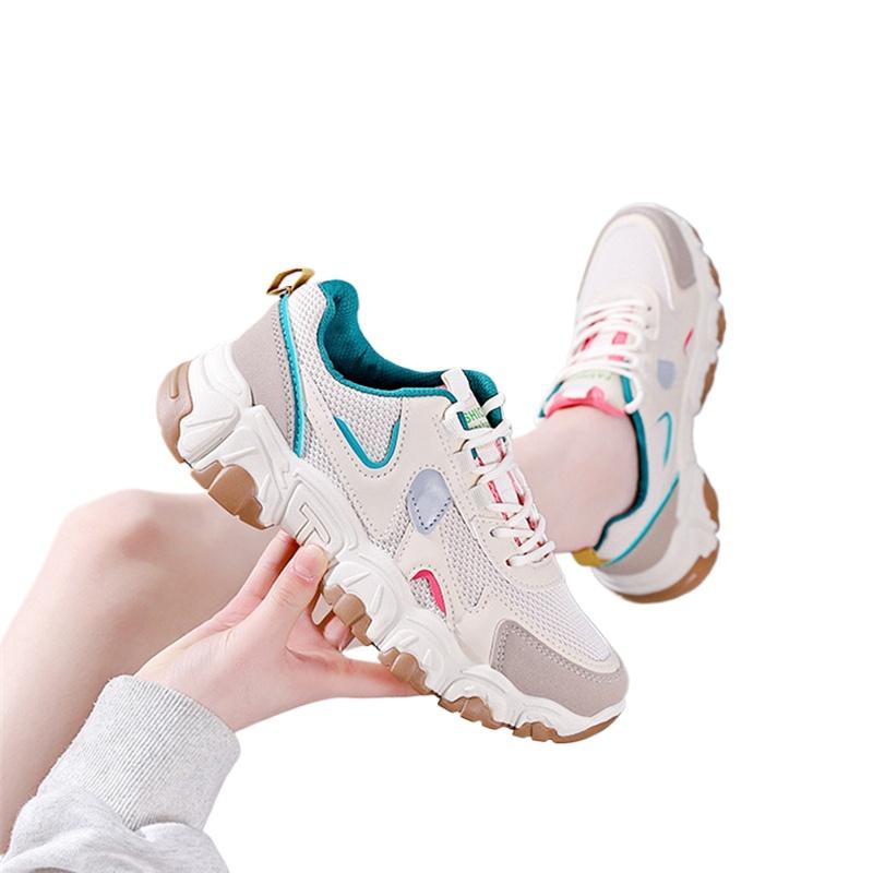 Fashion 2025 New Women's Fashion Casual Women's Sneakers Breathable Women's Vulcanized Mesh Sneakers Zapatillas De Mujer 35-40