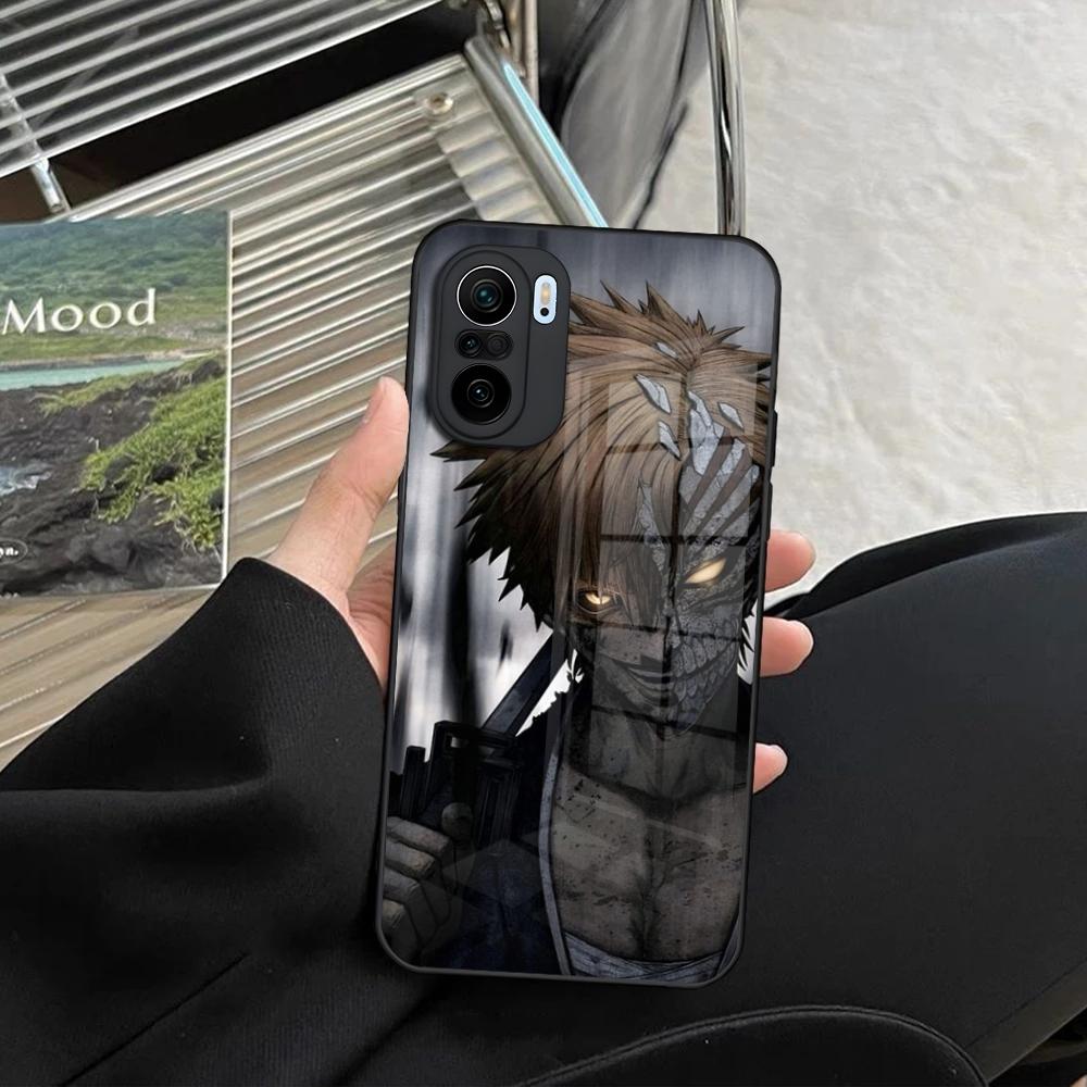 Japan B-Bleachs K-Kurosaki Ichigo Phone Case for Xiaomi Redmi Note 14 13 12 11 Ultra Pro Lite 5G toughened glass Cover
