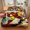 Iron Man Comic Panels Print 3Pcs Bedding Setduvet Cover With 2 Bedropillowcase Home Birthday Gift
