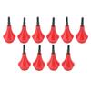 10PCS Archery Arrow Head Safety Arrow Tips Screw in Nylon Archery Accessory for Hunting Game Practice Kids Adults Red