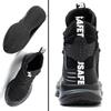 Men's High-Top Work Boots Safety Smash-Proof Steel Head Puncture-Proof Kevlar Outdoor Men's Safety Shoes