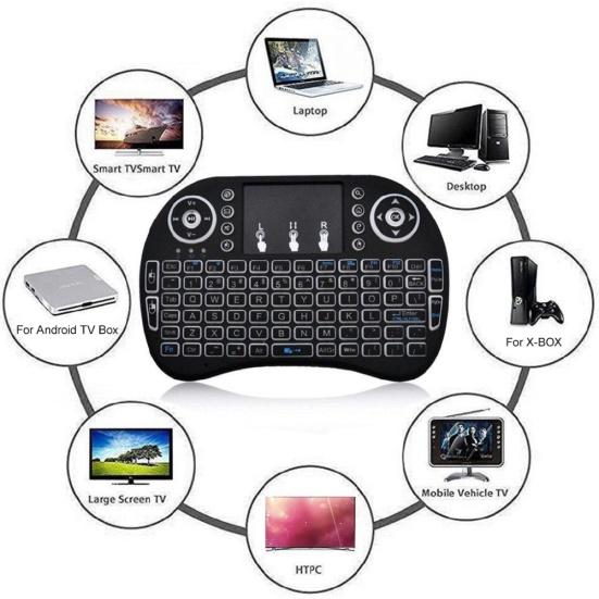 I8 Mini 2,4 GHz mit Touchpad für Drahtlose Tastatur TV Set-Top-Box PC Laptop